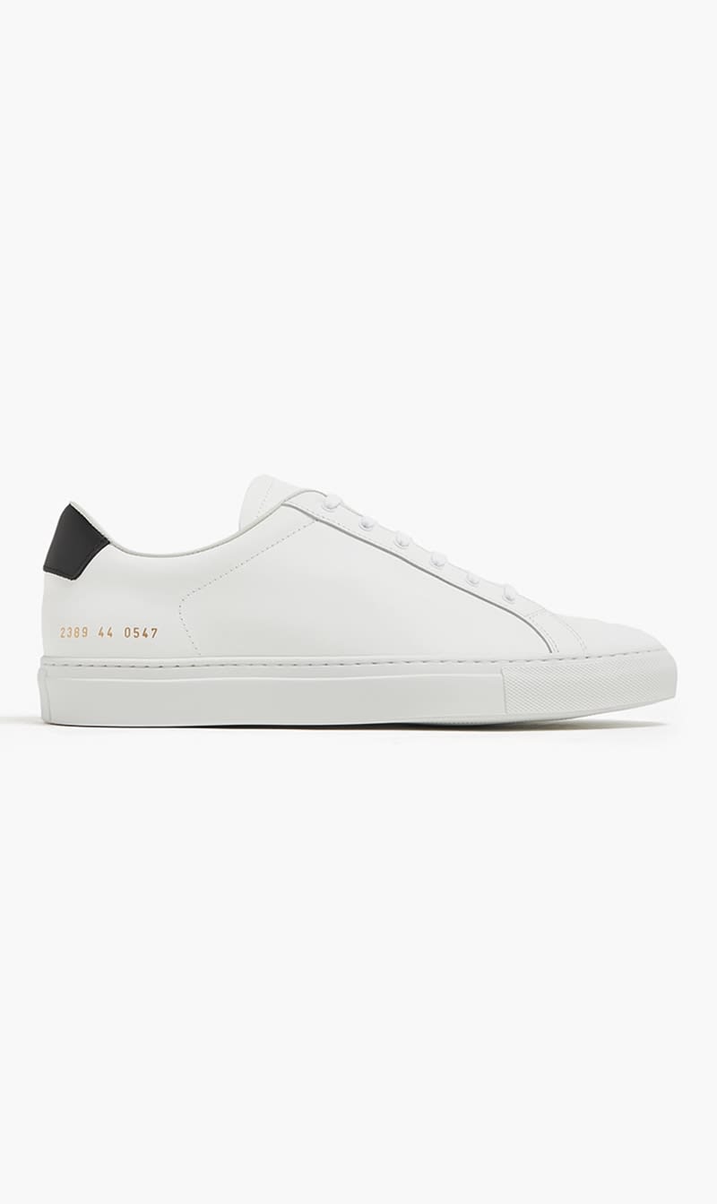 

Common Projects Black Retro Classic Sneakers for Men | The Deal Outlet