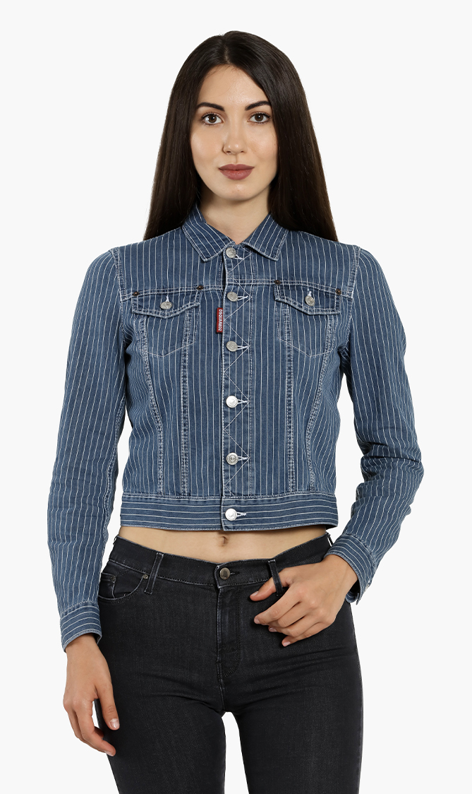 

Dsquared2 Stripes Denim Jacket