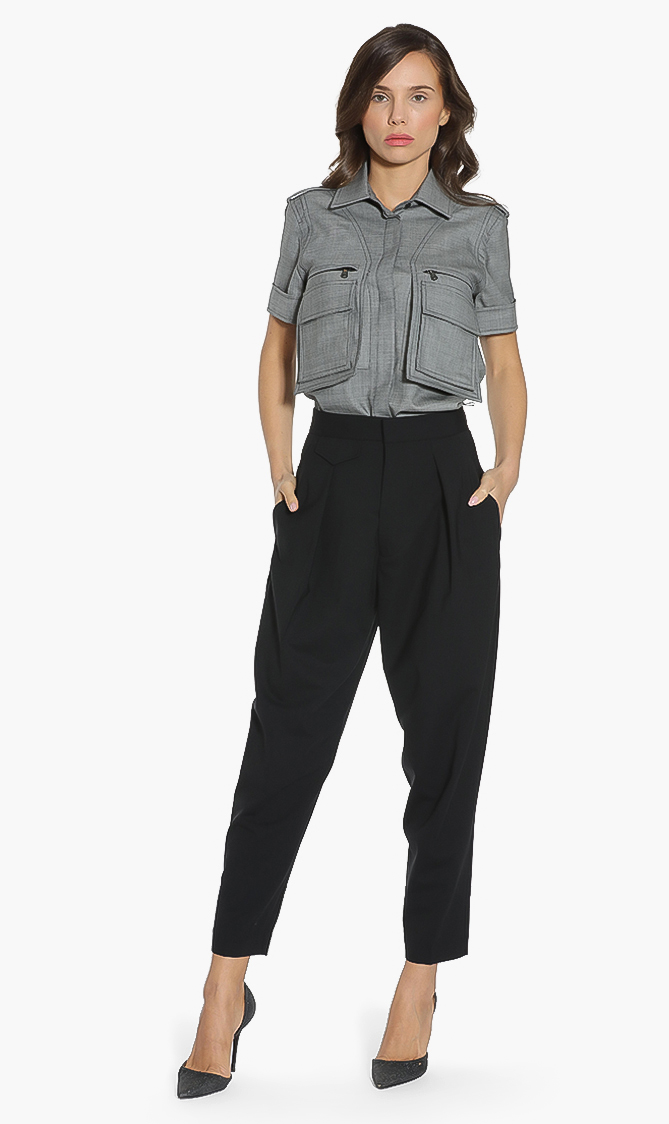 

Dsquared2 High Waisted Wool Trousers