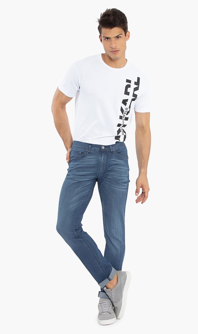 

Karl Lagerfeld 5-pocket Washed Jeans