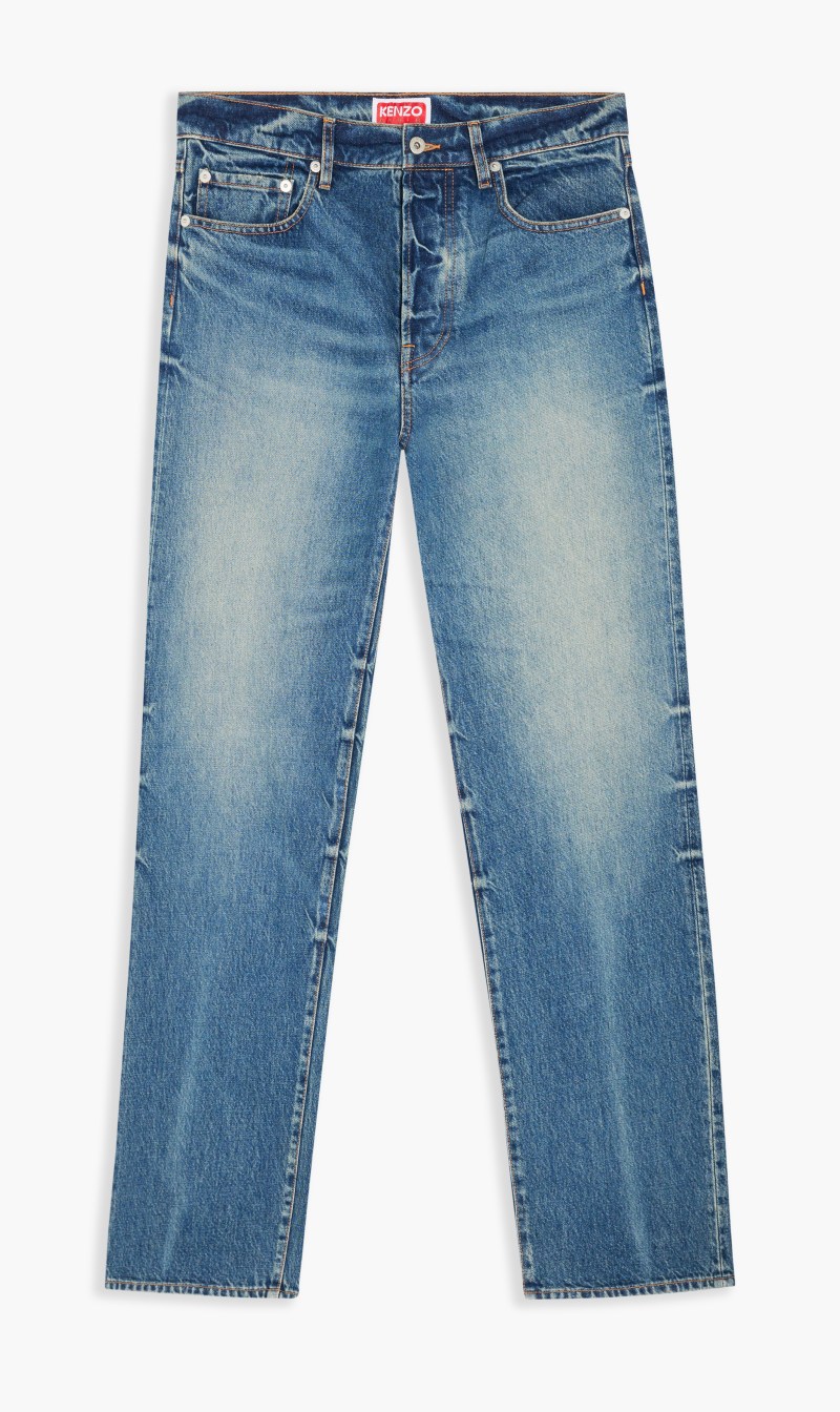 

Kenzo Blue Medium Stone Asagao Straight J for Men | The Deal Outlet