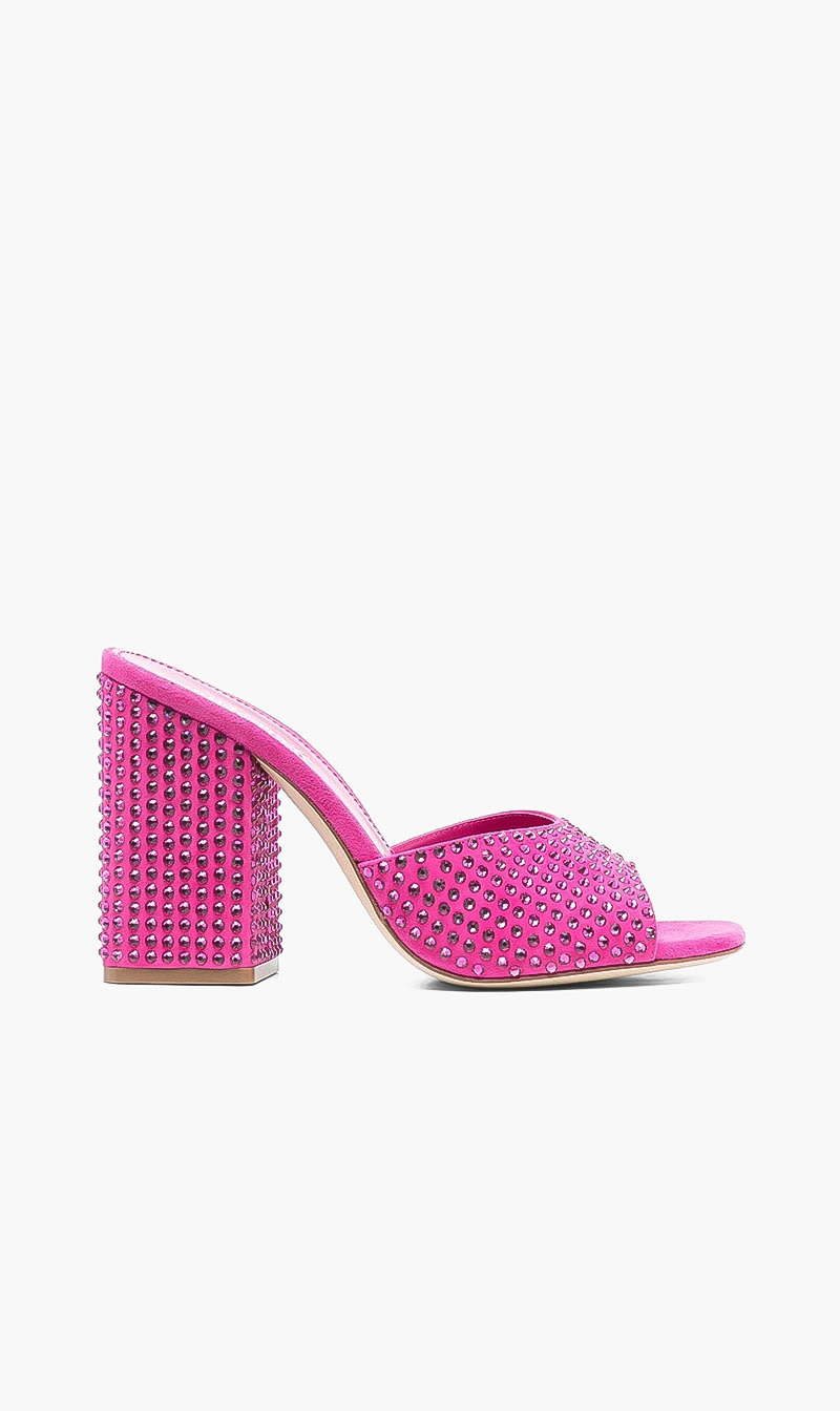 

Paris Texas Pink Holly Anja Mule for Women | The Deal Outlet