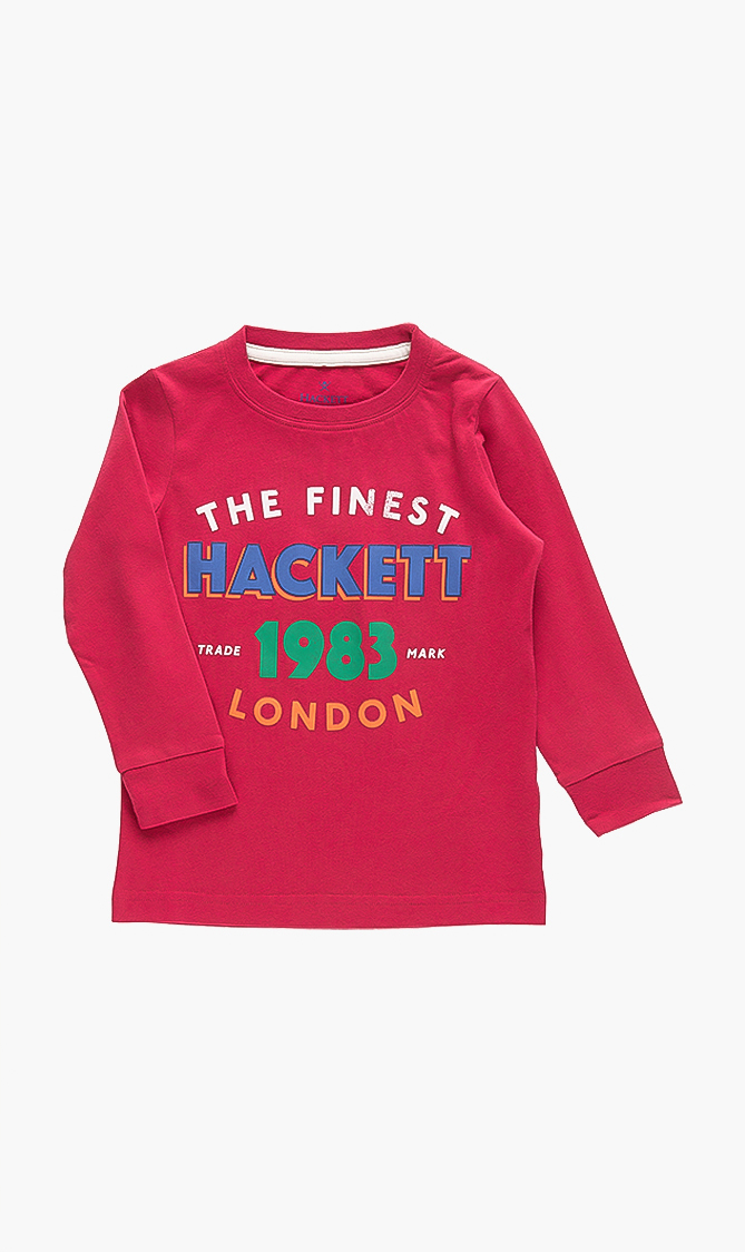 

Hackett London Logo Long Sleeve T-shirt