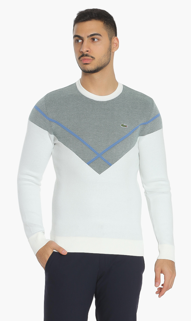 

Lacoste Crew Neck Jacquard Sweater