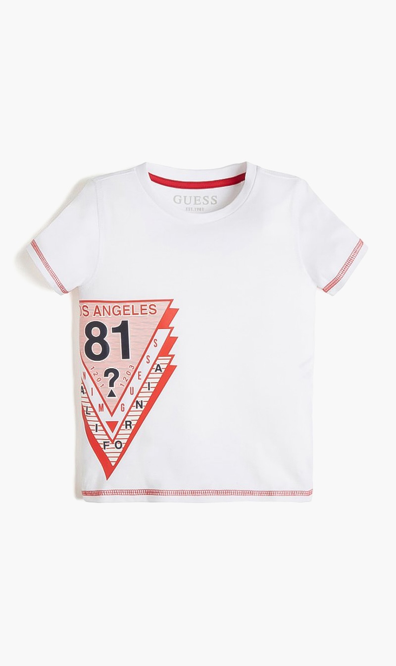 

Crew Neck Logo Tshirt, White