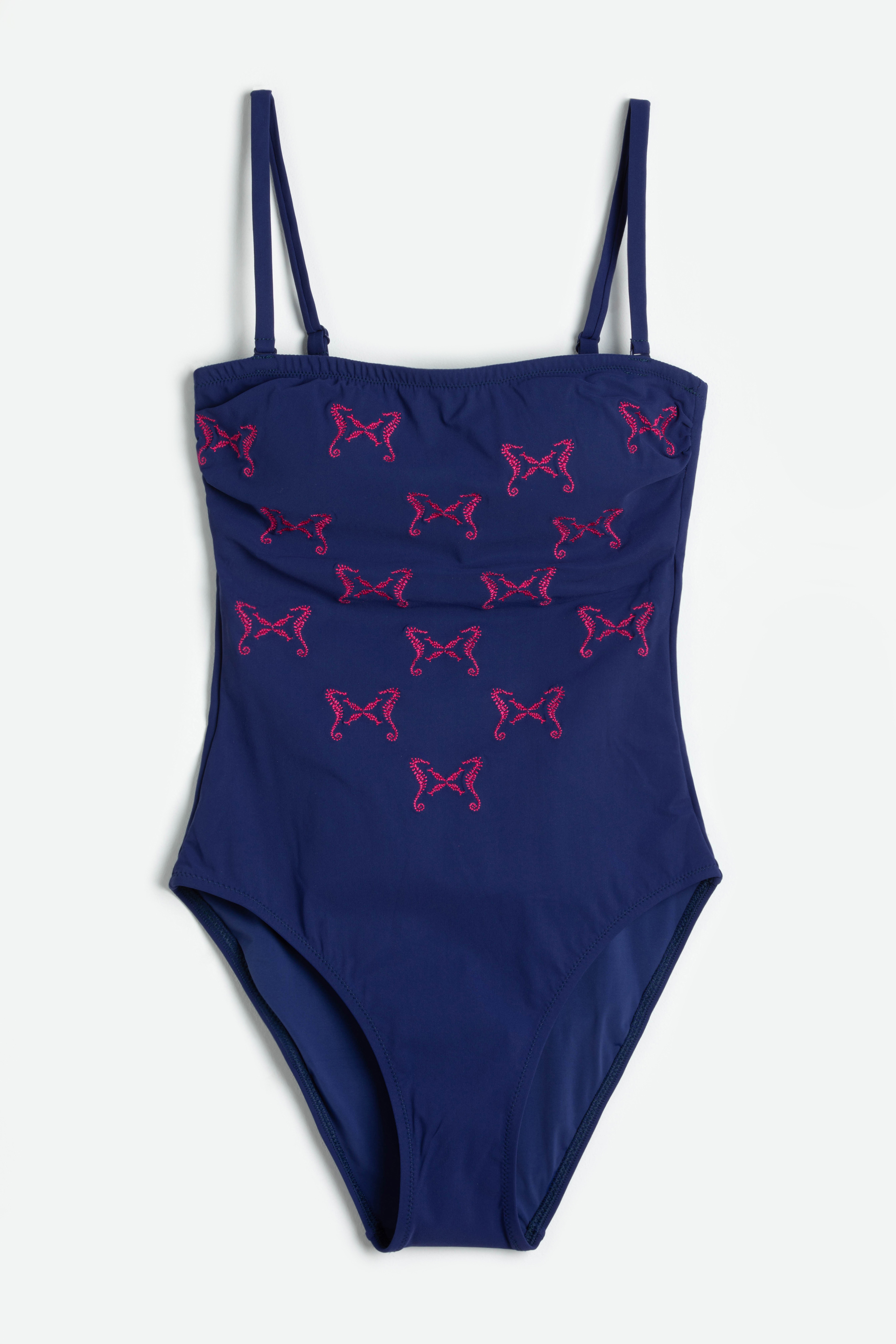 

VILEBREQUIN Facette Embroidered One Piece Swimsuit