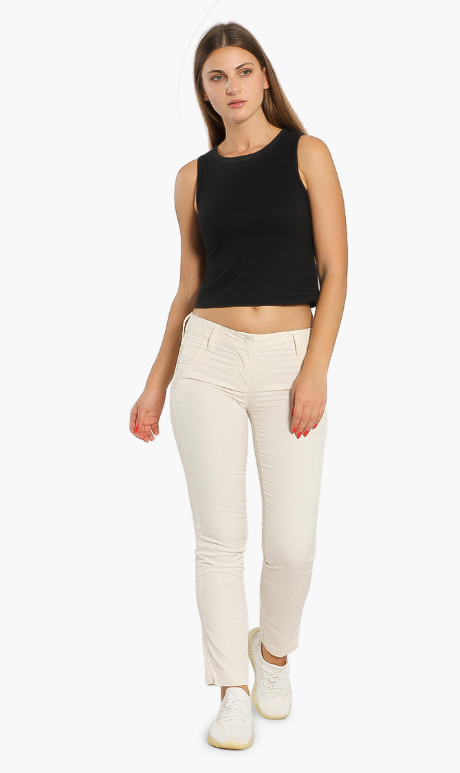 

Chloe Summer Tailored Jeans, Beige