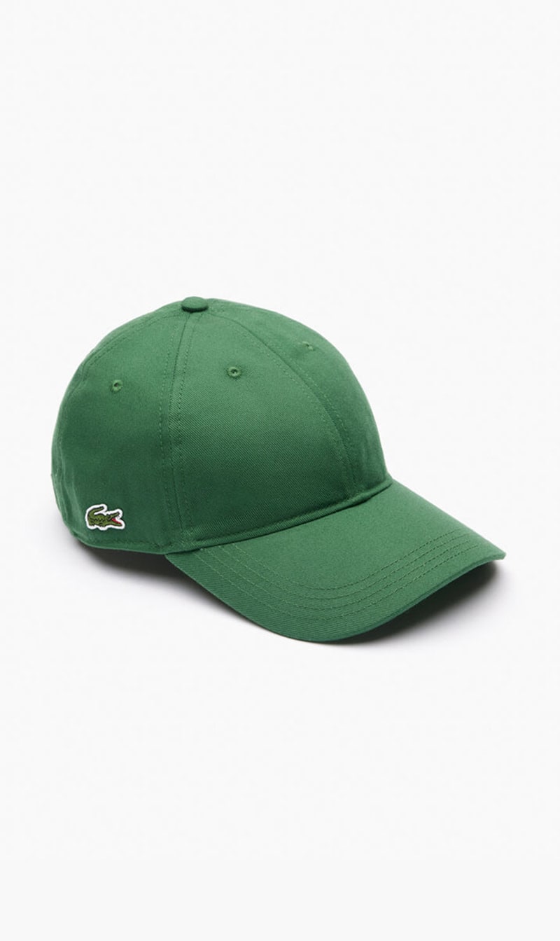 

Lacoste Green Cotton Twill Cap for Men | The Deal Outlet
