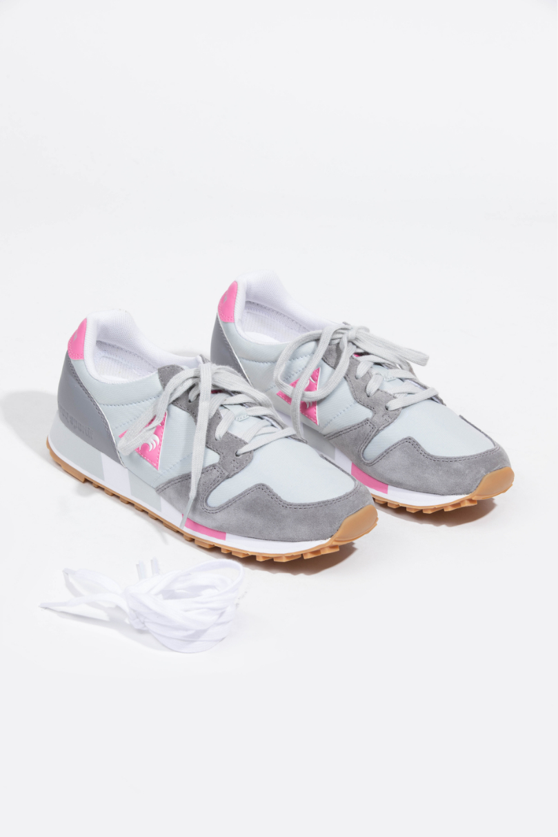 

Le Coq Sportif Omega W Sport Galet/pink Carnation Trainers