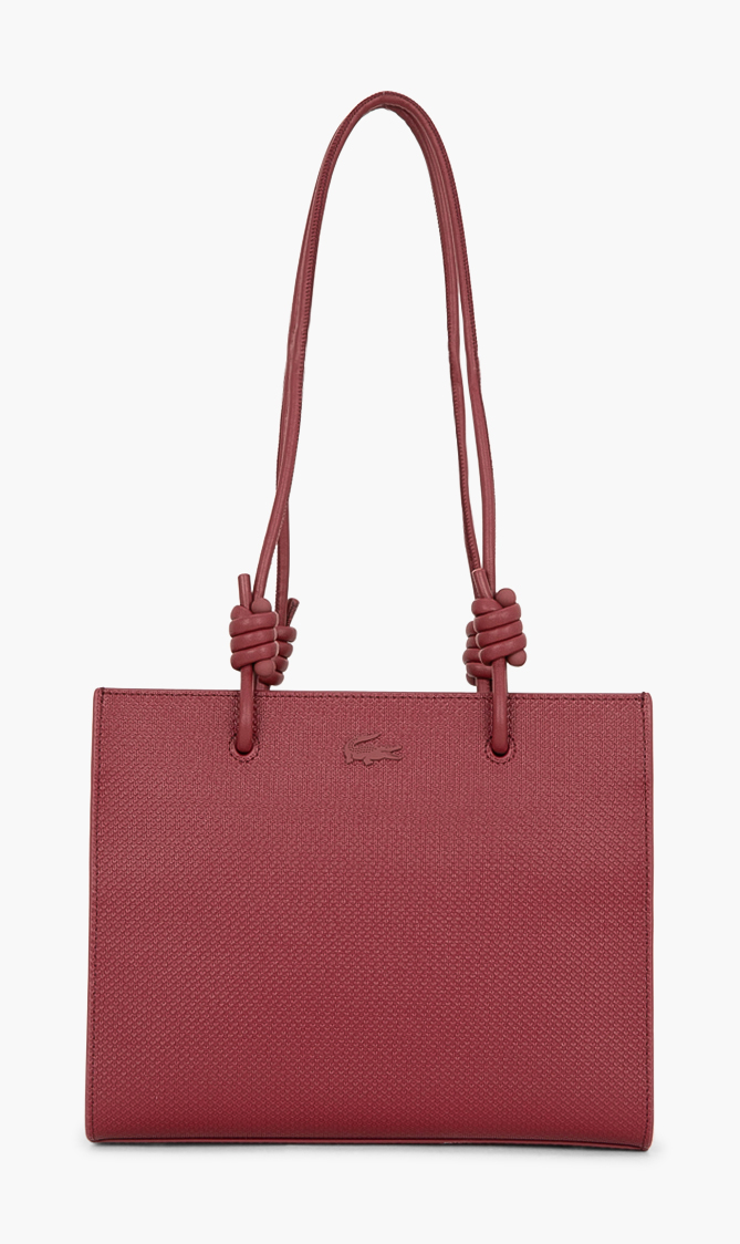 

Lacoste Chantaco Leather Shoulder Slung Handbag