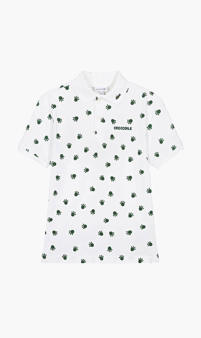 

Lacoste White Crocodile T-shirt for Men | The Deal Outlet