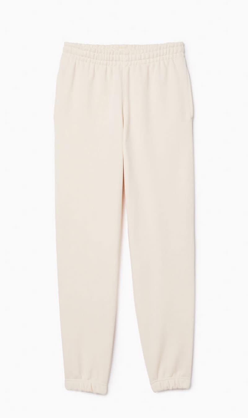 

Lacoste Beige Embroidered Track Pants for Women | The Deal Outlet