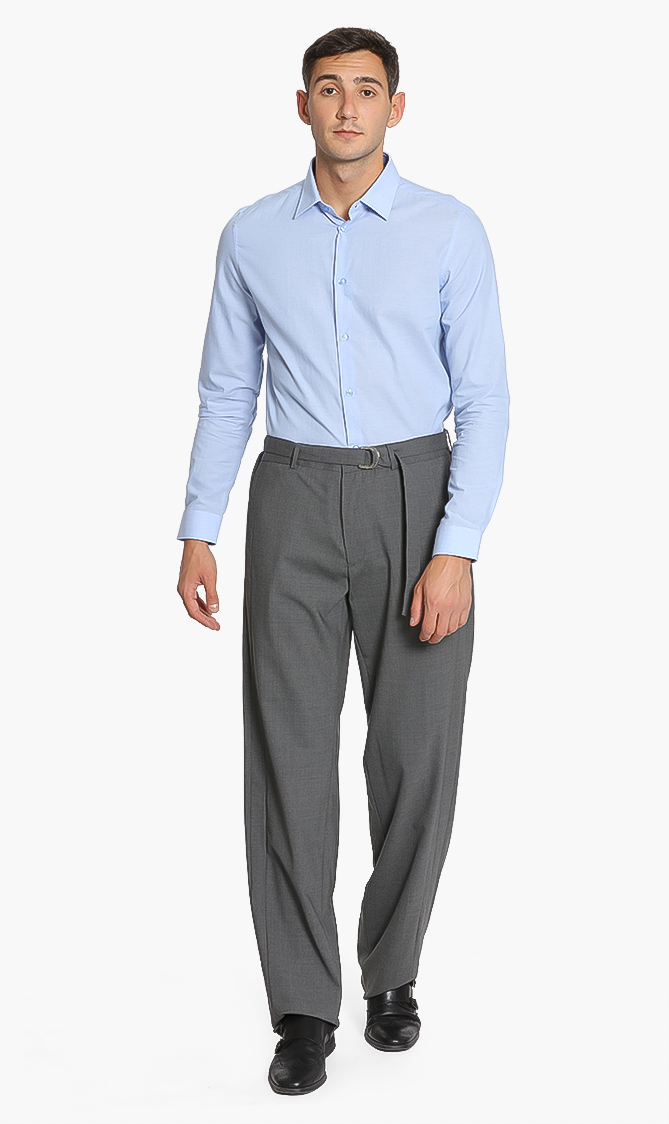 

Versace Belted D Ring Trousers
