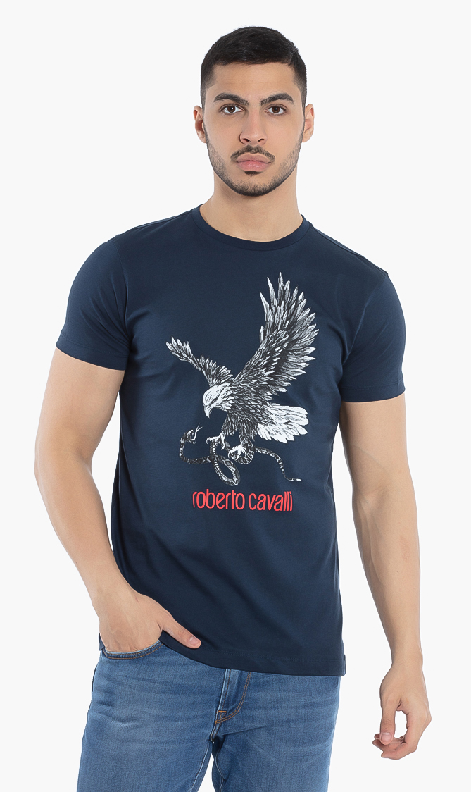 

Roberto Cavalli Eagle Graphic T-shirt