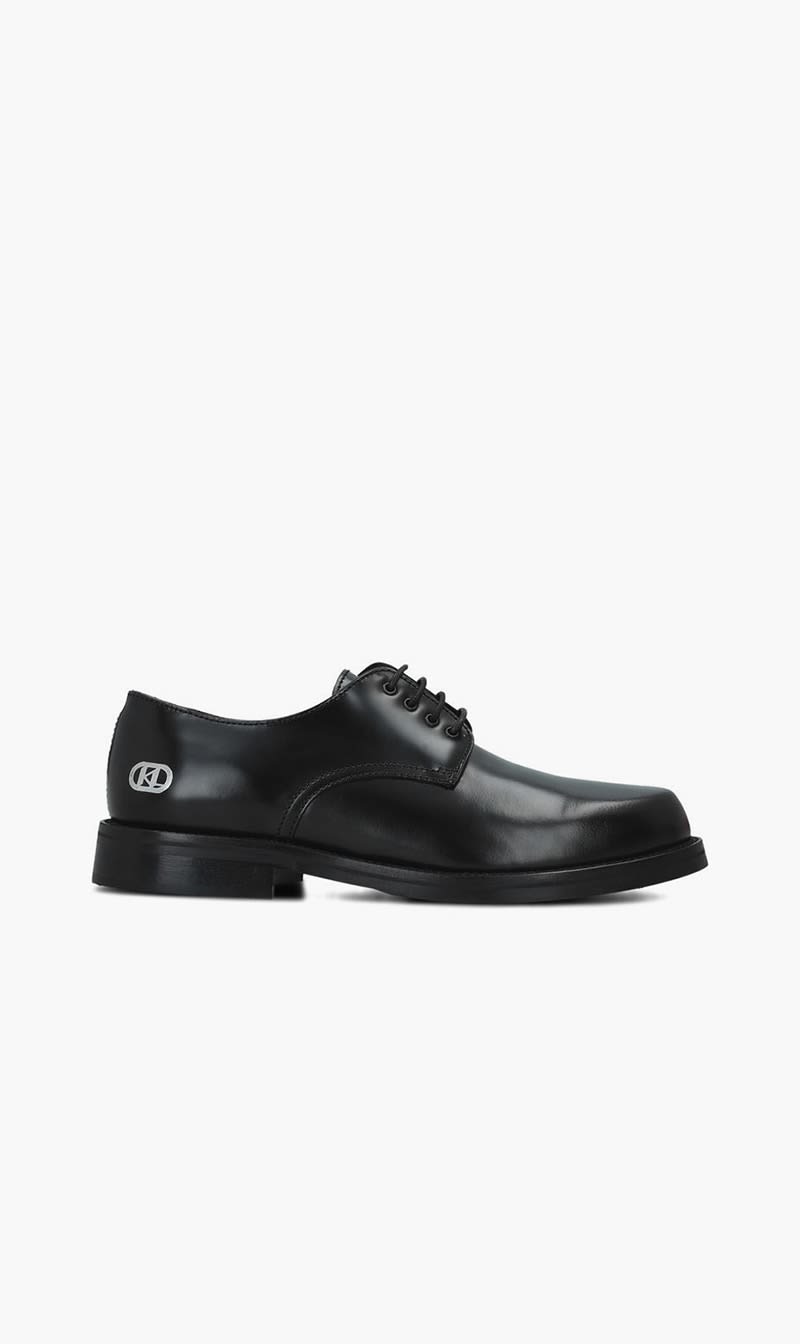

Karl Lagerfeld Black Kraftman Chisel Sq Toe Shoe for Men | The Deal Outlet