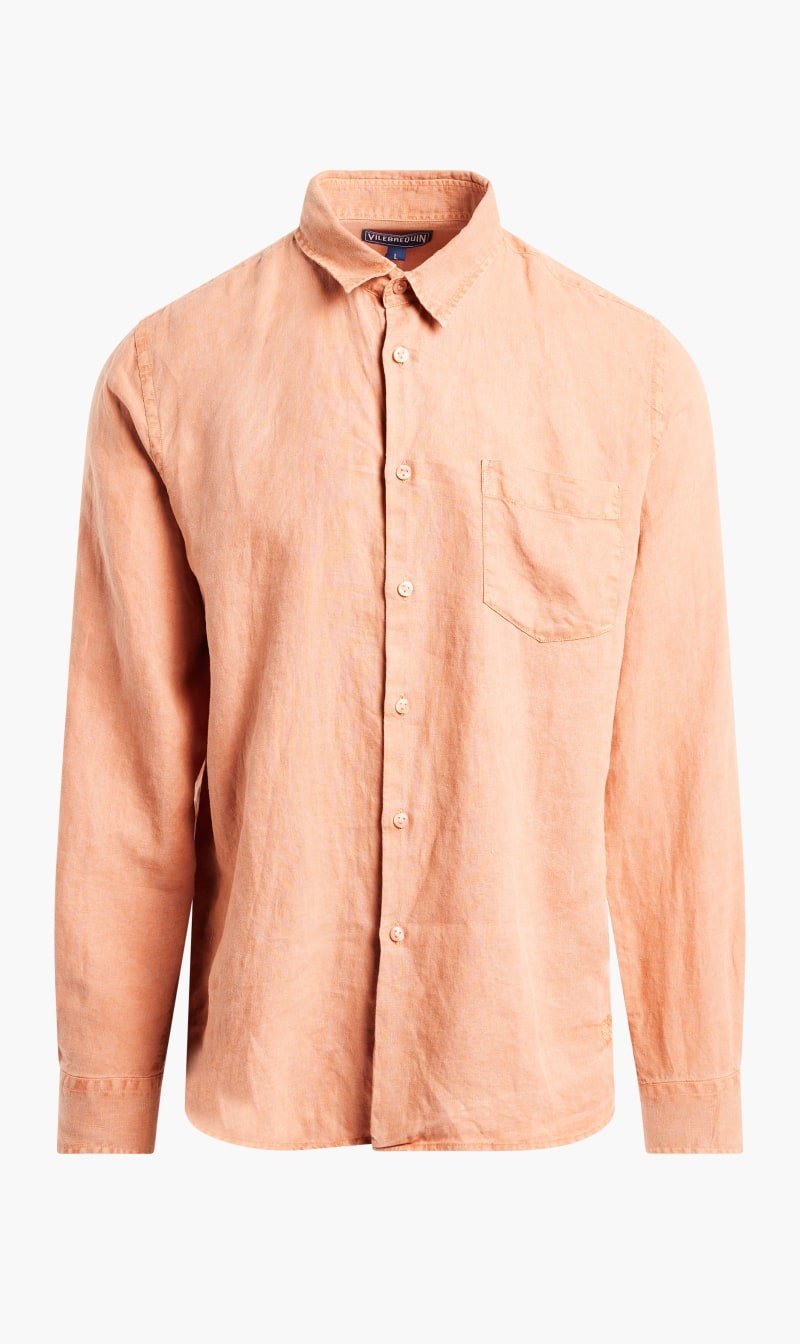 

Vilebrequin Red Caroubis Hs23 Chemise Poterie for Men | The Deal Outlet
