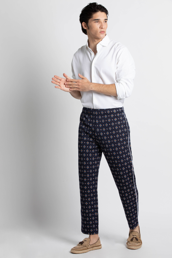 

KENZO Jacquard Print Tapered Pants