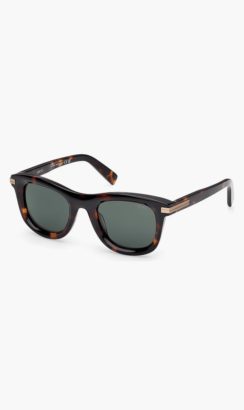 

Ermenegildo Zegna Green Havana Sunglasses for Men | The Deal Outlet