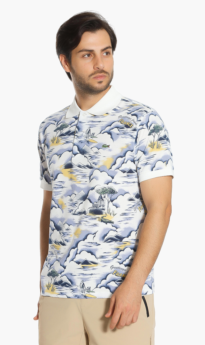 

Lacoste Printed Pique Classic Fit Polo Shirt