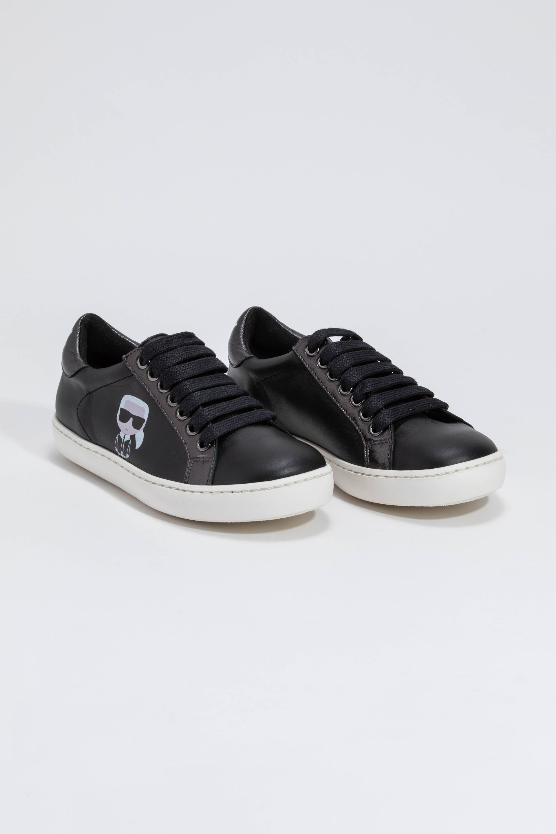 

KARL LAGERFELD Choupette Leather Sneakers