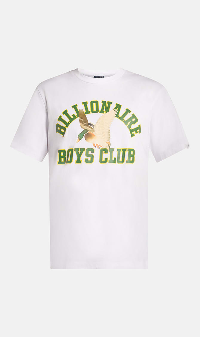 

Billionaire Boys Club White Duck Varsity T Shirt for Men