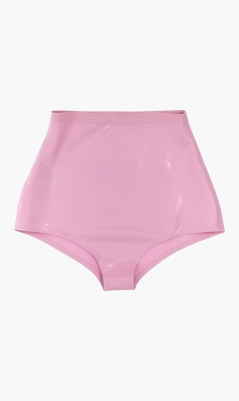 

Maison Margiela Pink Backstitch Latex Panties for Women | The Deal Outlet