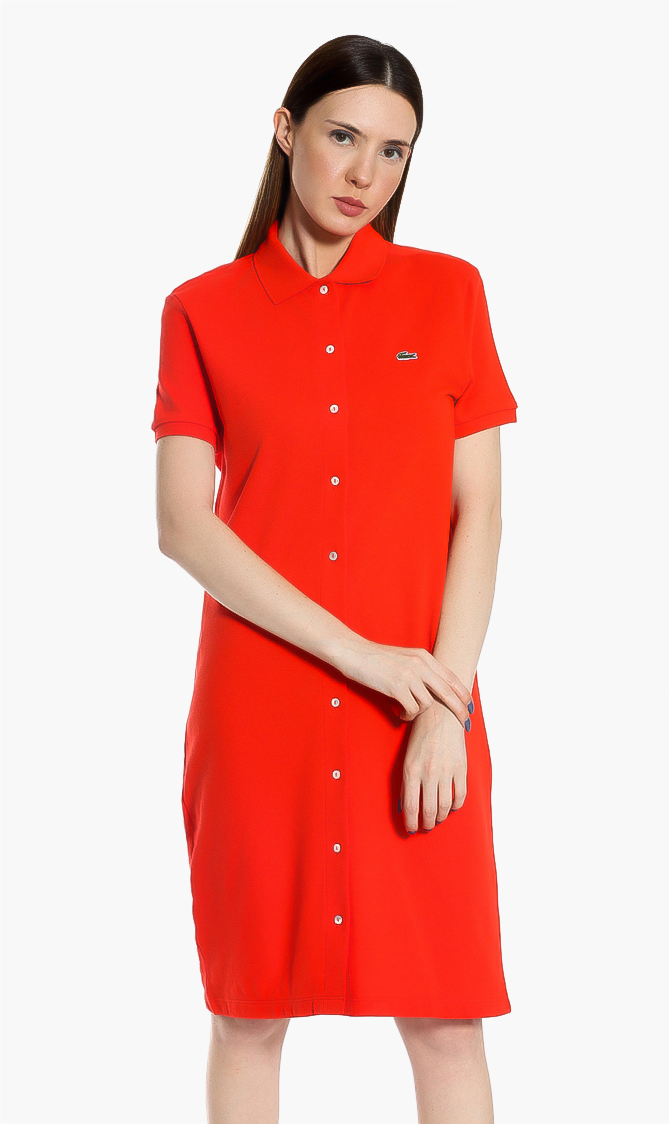 

Lacoste Regular Fit Stretch Cotton Polo Dress