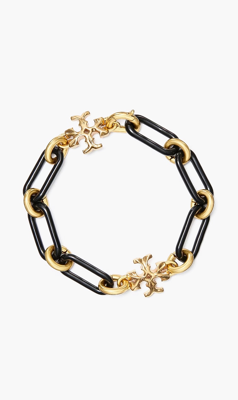 

Tory Burch Roxanne Chain Striped Bracelet