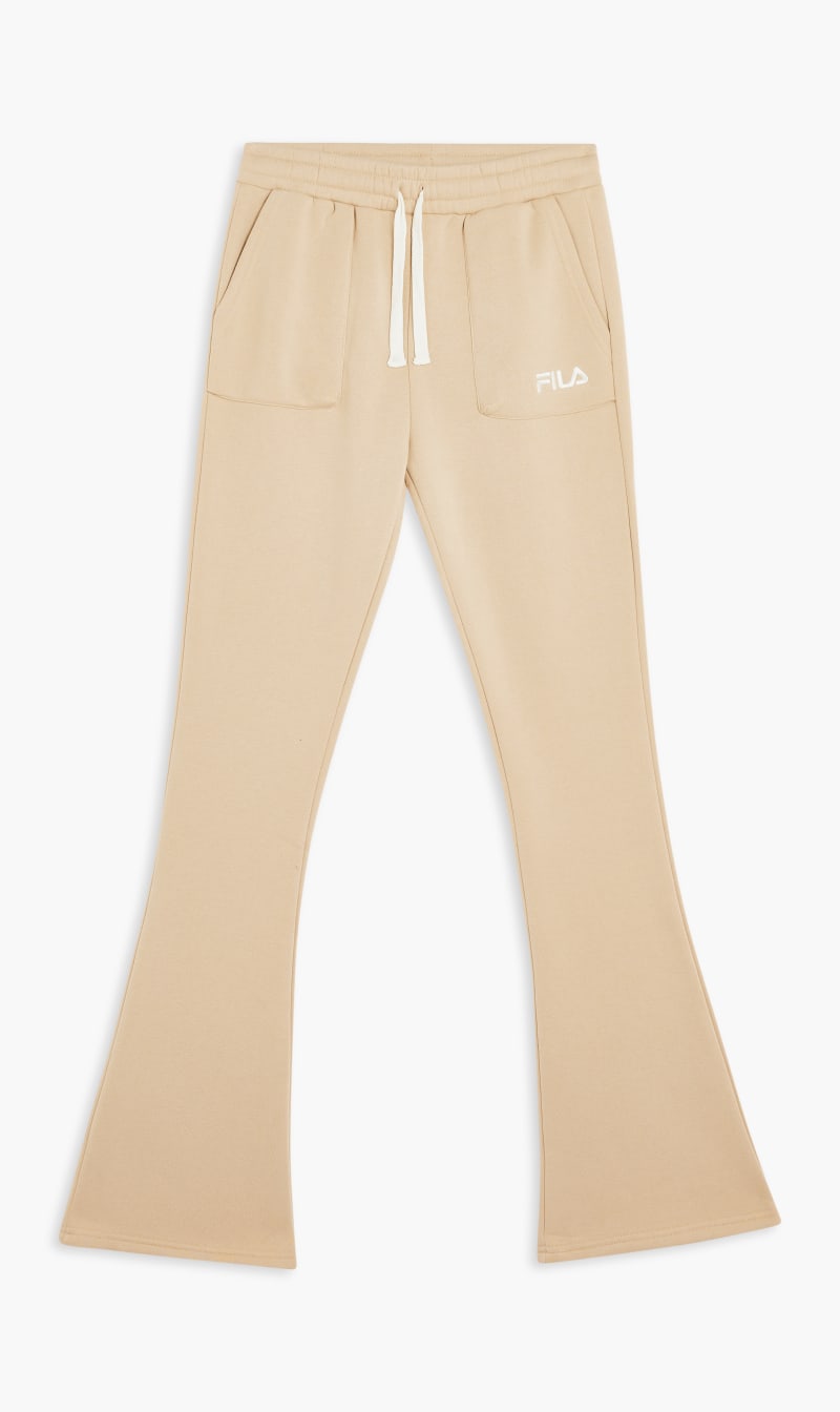 

Open Hem Joggers, Beige