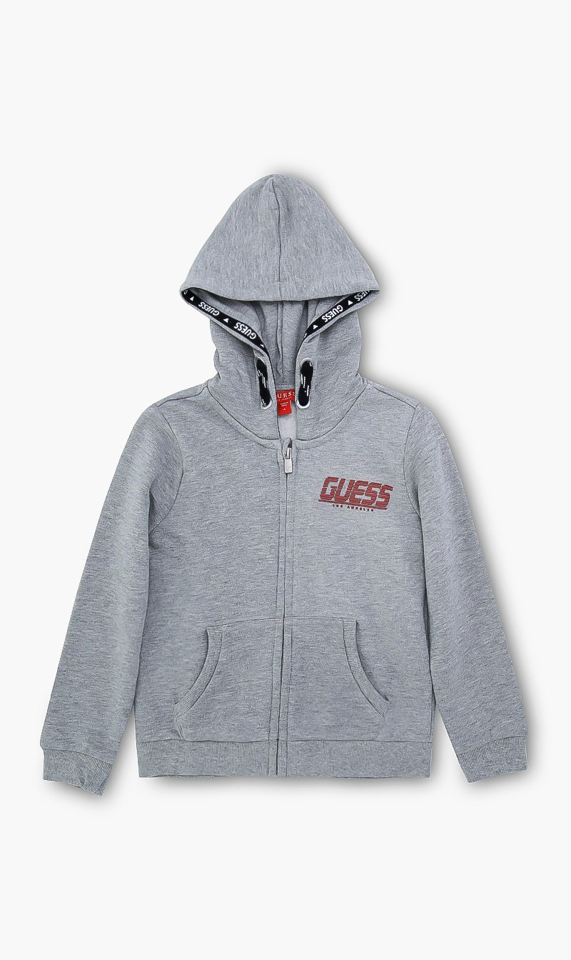 

Guess Grey Classic Logo Hoodie for Boys | The Deal Outlet