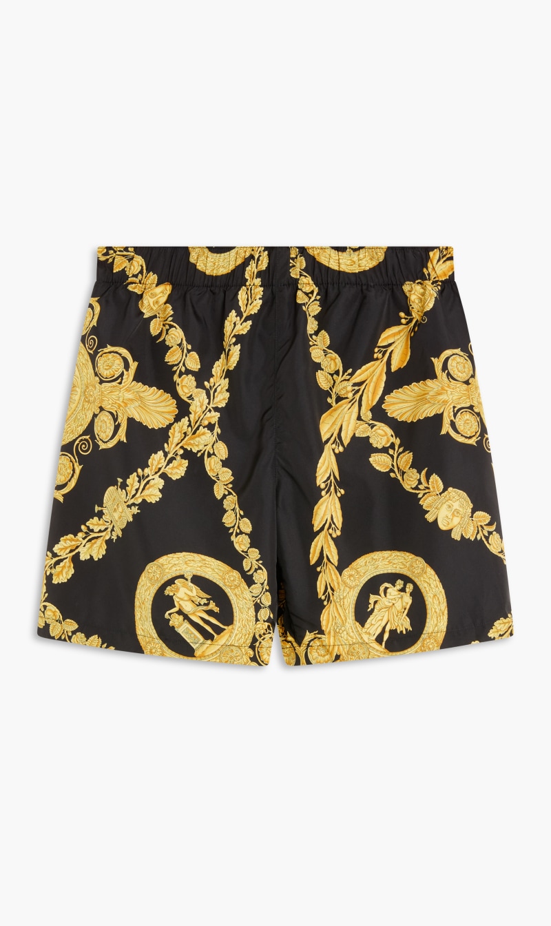 

Versace Yellow Swim Shorts Nylon Giada Placed Heritage Print for Kids | The Deal Outlet