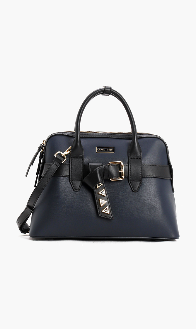CERRUTI Longoria Leather Tote Bag