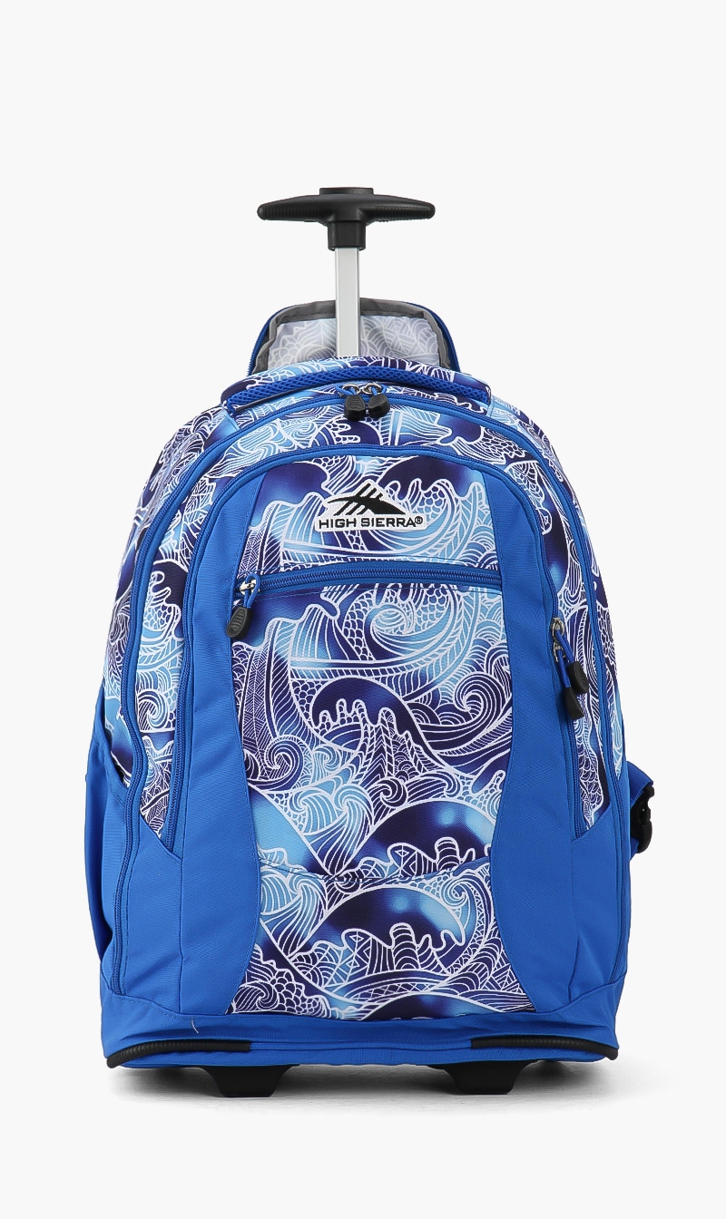 

High Tide Wheeled Backpack, Blue