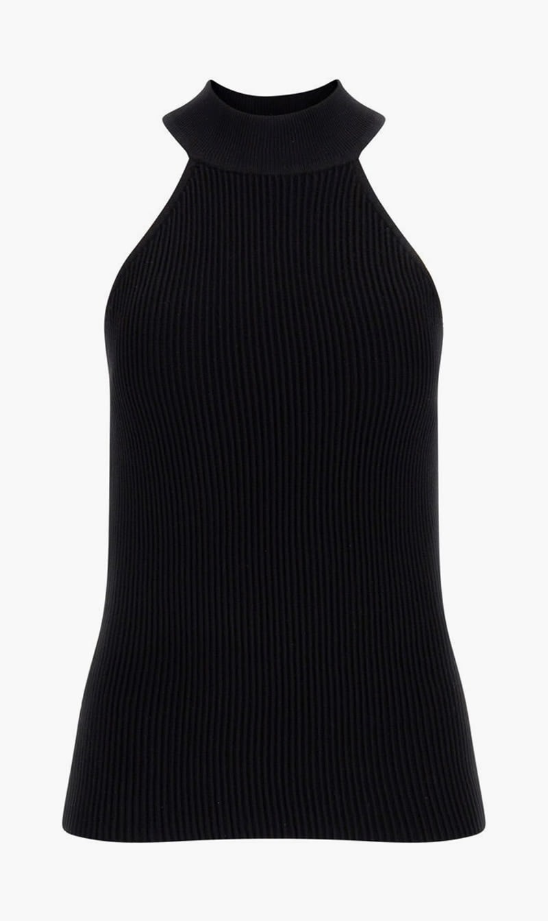 

Guess Black Ottoman Tank Top for Women | The Deal Outlet