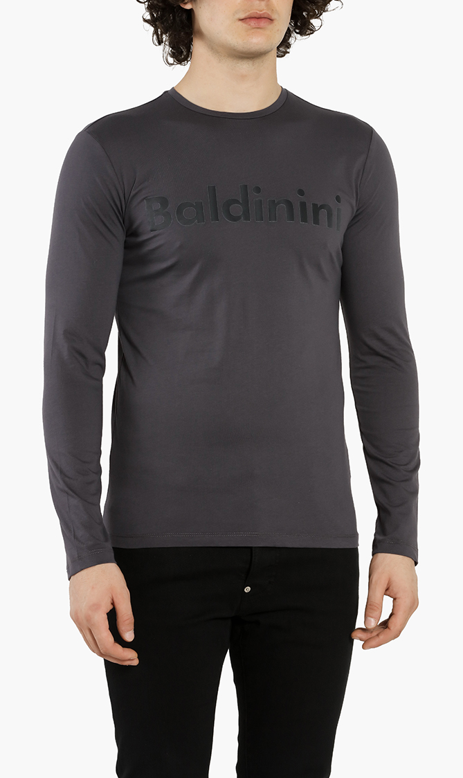 

Logo Long Sleeves T-shirt, Grey