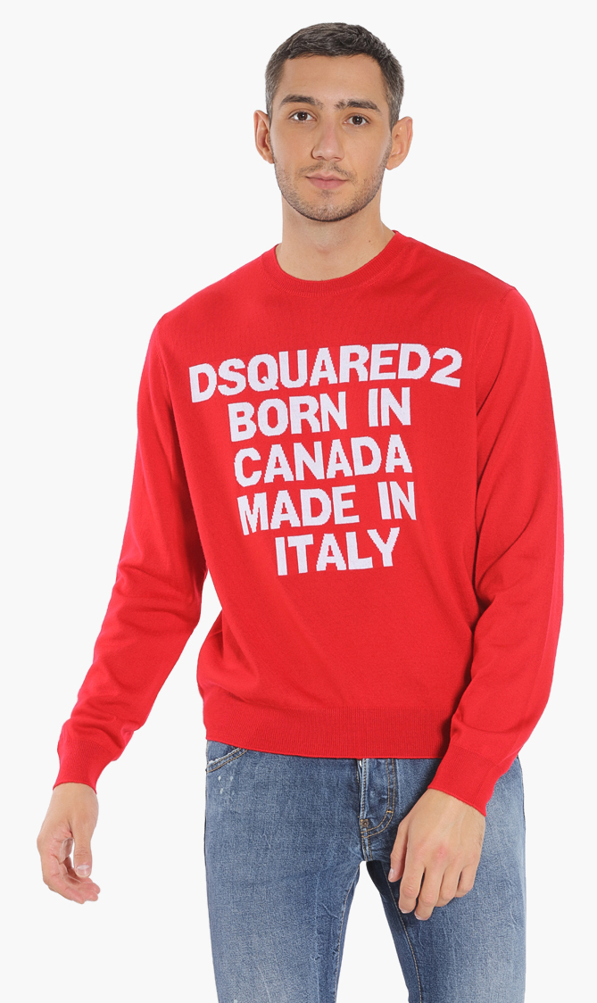 

Dsquared2 Graphic Print Sweater