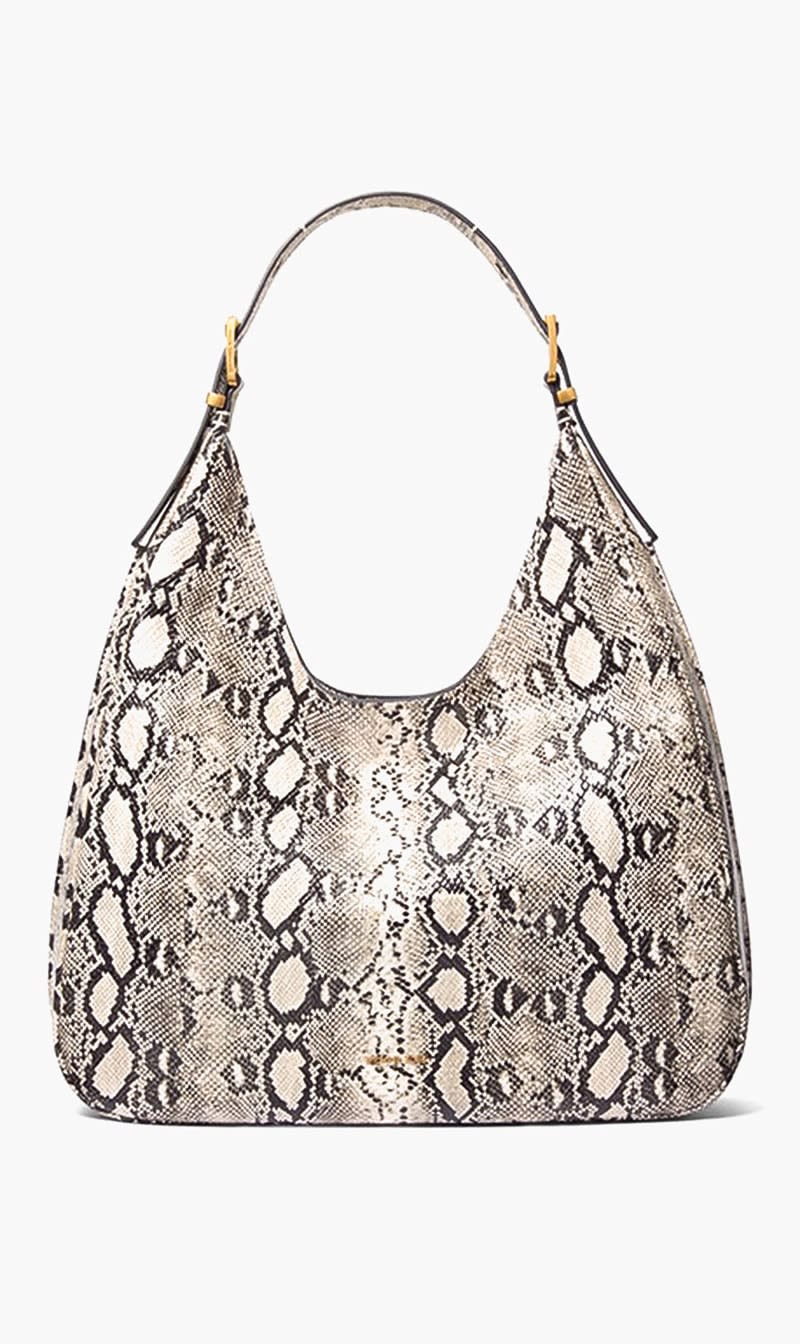 Multi-color Large Embossed Leather Hobo Shoulder Bag for Women