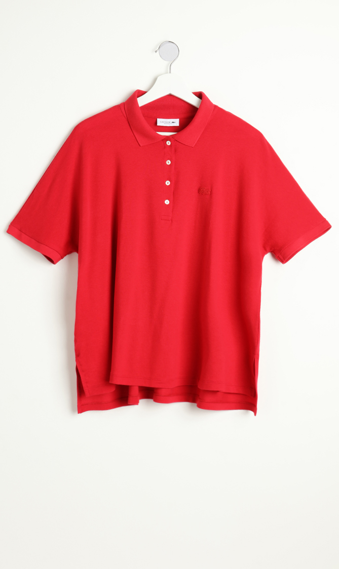 

Lacoste Relax Fit Flowing Stretch Cotton Polo Shirt