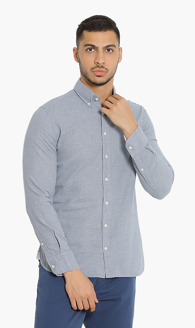 

Hackett London Brushed Dobby Brompton Slim Fit Shirt
