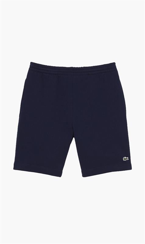 

Lacoste Blue Organic Brushed Cotton Fleece Jogger Shorts for Men | The Deal Outlet