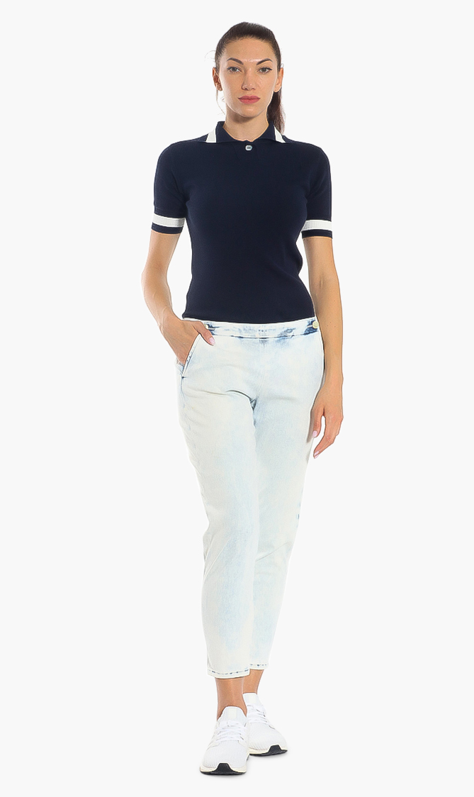 

Jacob Cohen Cecile Washed Tailored Jeans