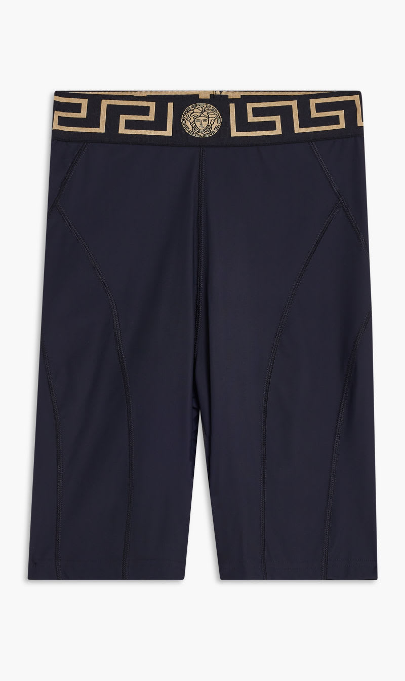 

Versace Black Greca Cycling Shorts for Women | The Deal Outlet