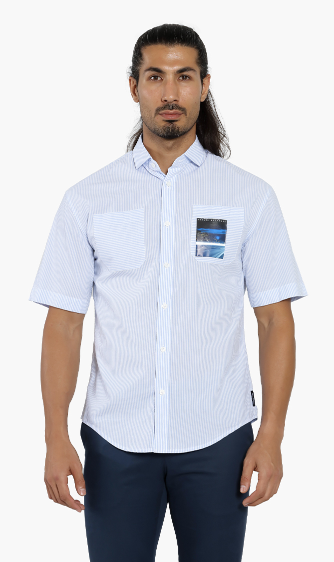 

Emporio Armani Stripes Loose Fit Shirt
