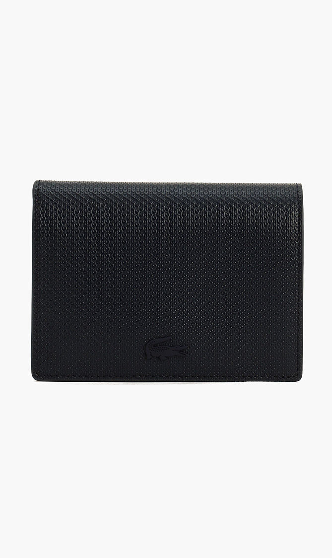 

Lacoste Textured Snap Billfold With Coin Wallet