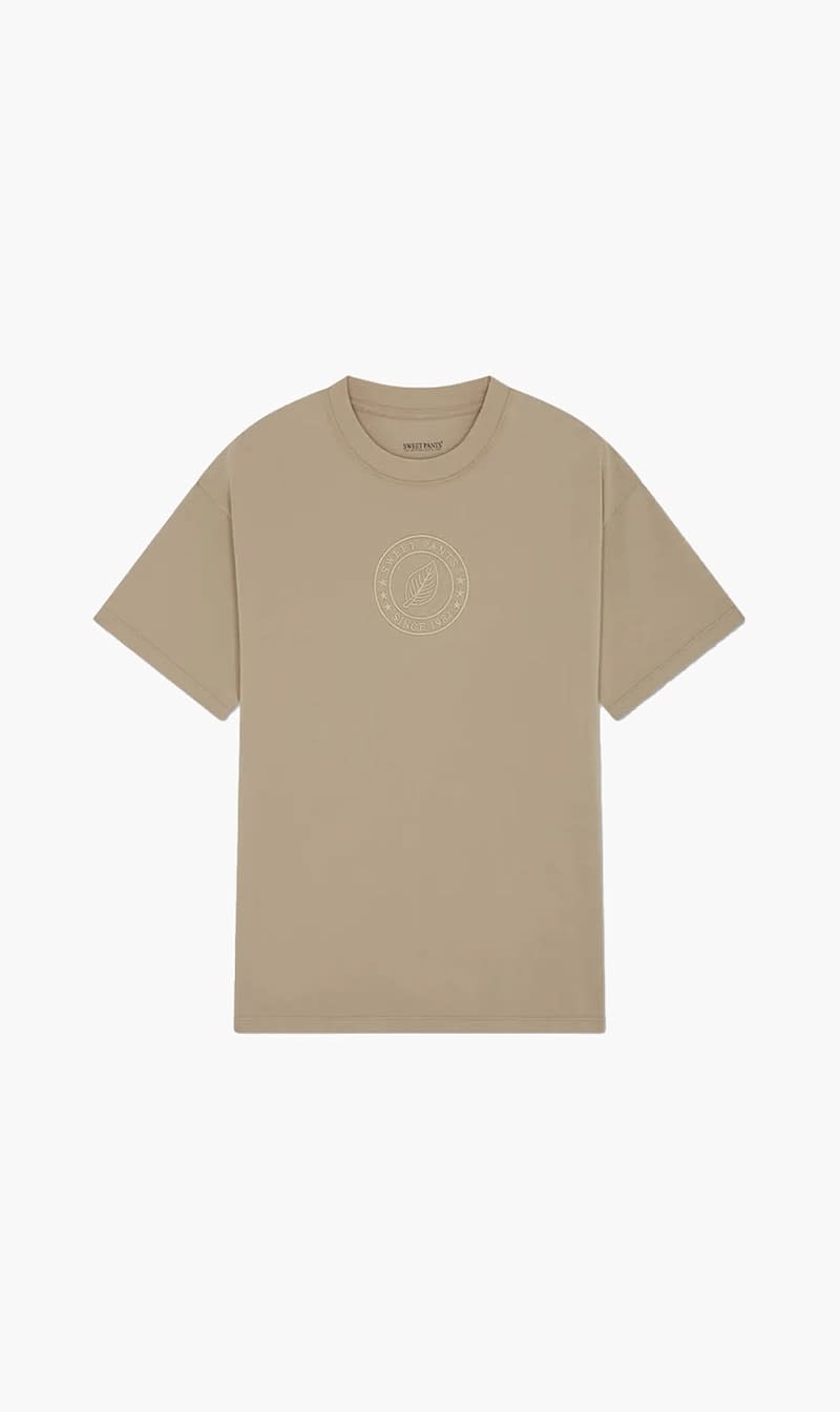 Sweet Pants Beige Embroided Logo for Men