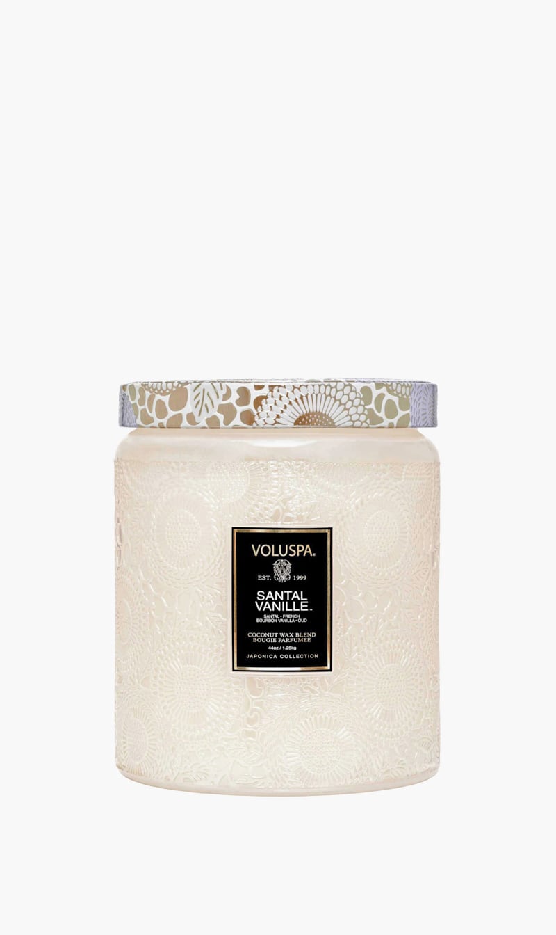 

Santal Vanille Luxe Candle, White
