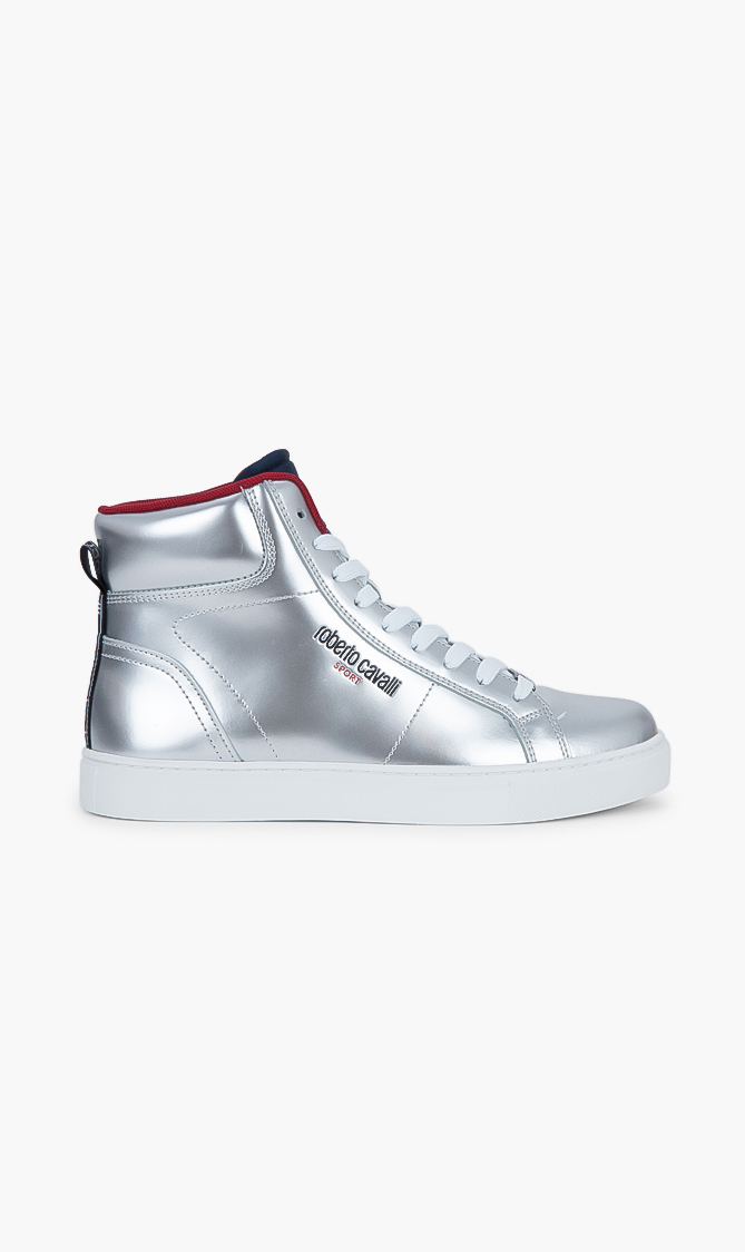 Roberto Cavalli Andys Leather High Top Sneakers