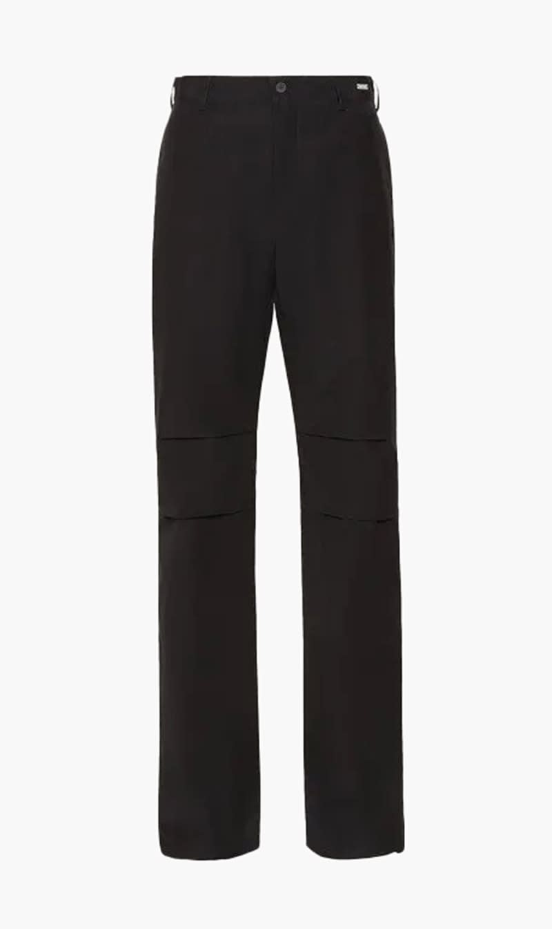 

Salvatore Ferragamo Black Sust Poly Cotton Faille Wrtrousers for Men | The Deal Outlet