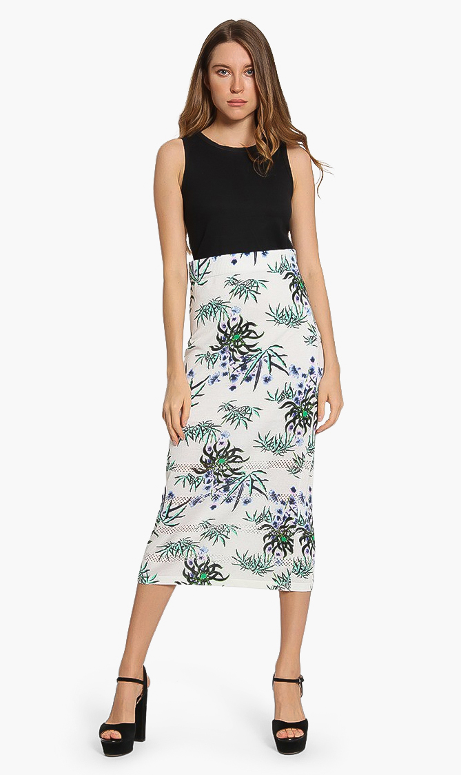 

Kenzo Printed Mesh Skirt
