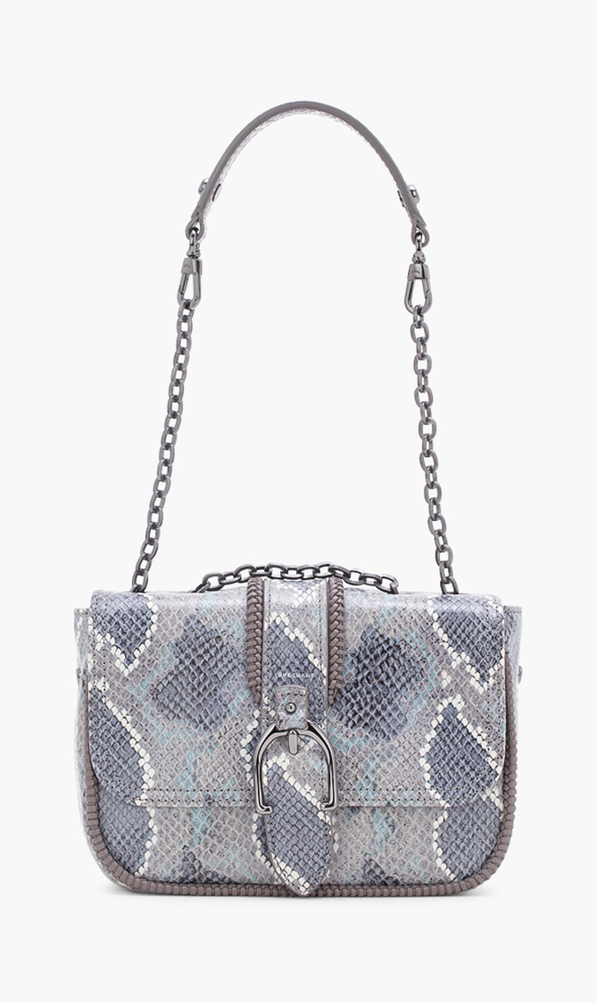 

Longchamp Snake-print Leather Crossbody Bag